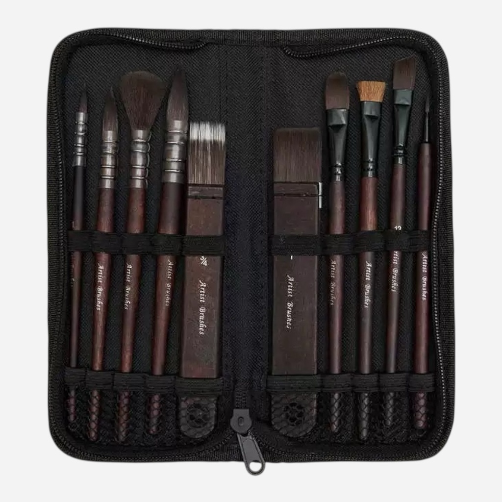 OVJ Watercolor Brush Canvas Set x 10