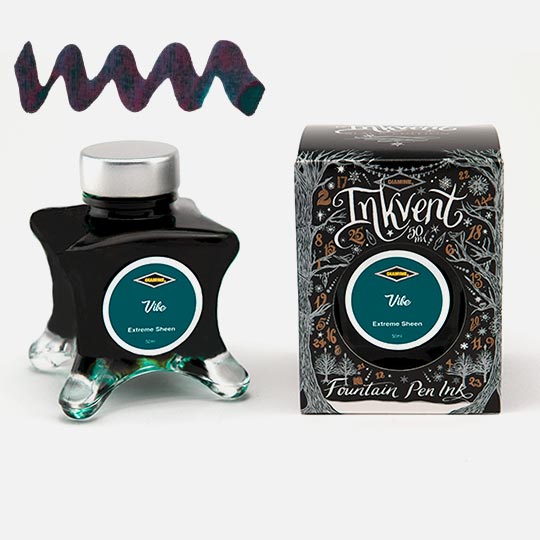 DIAMINE Inkvent Black Extreme Sheen Fountain Pen Ink 50ml Vibe