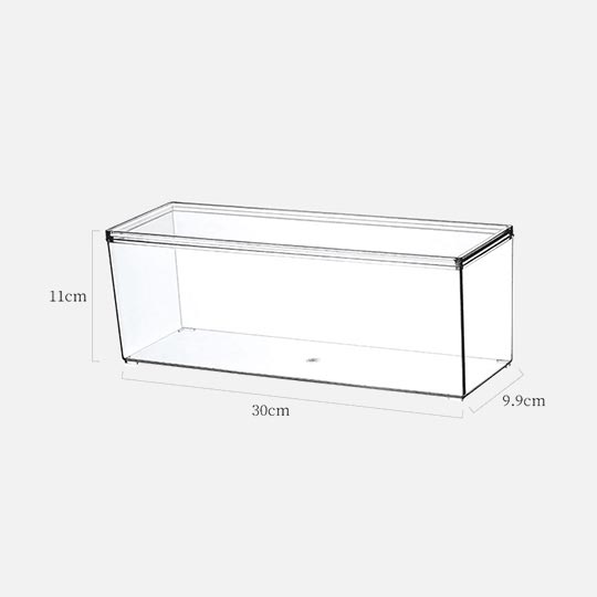 OVJ 8038 Acrylic Modular Storage Box 11cm x 9.9cm x 30cm