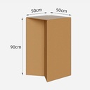 OVJ Boxers Corrugated Board Pedestal 50cm x 50cm x 90cm