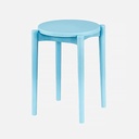 OVJ Stackable Plastic Stool Pastel Blue