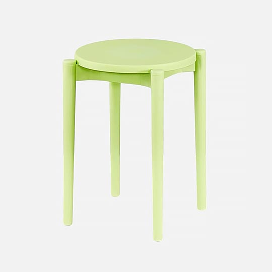 OVJ Stackable Plastic Stool Pastel Green
