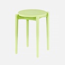 OVJ Stackable Plastic Stool Pastel Green