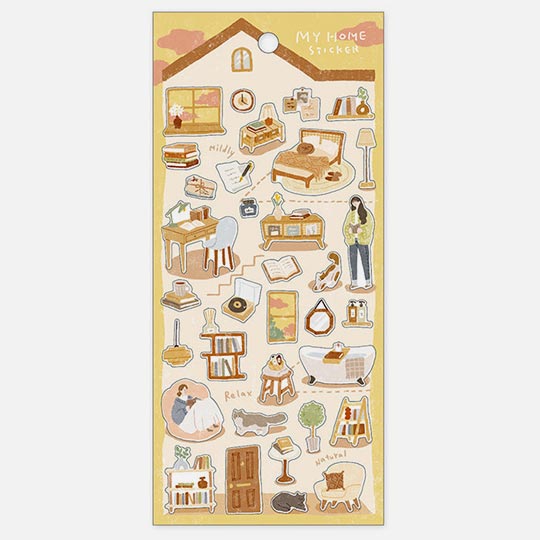 MIND WAVE My Home Sticker Reading Time