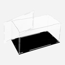 OVJ Diorama Plastic Display Box Black Base H25cm x W30cm x L40cm