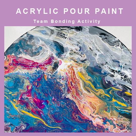 TEAMBONDING Acrylic Pour Paint By TASA