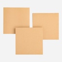 OVJ Sticky Notes Kraft Paper Blank 74mm x 74mm x 80