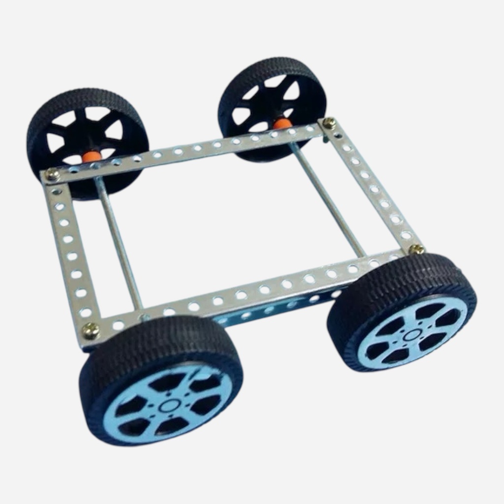 OVJ STEM Rubber Wheel, Axel & Base Set