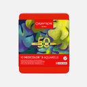 CARAN D'ACHE Neocolor II Water-Soluble Wax Pastel 50th Anniversary Lush Set x 10 (Includes 3 Exclusive Colors)