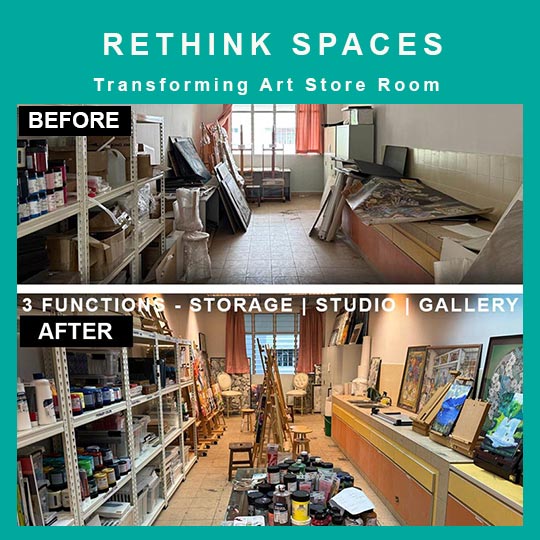 OPENSPACE Rethink Spaces Transforming Art Store Room By TASA