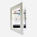 OVJ Wooden Magnetic Flip Picture Frame A3 White