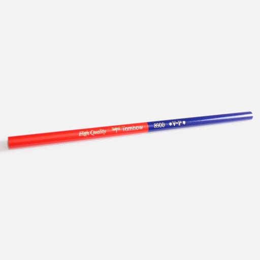 TOMBOW 8900 Vermilion/Prussian Blue Pencil