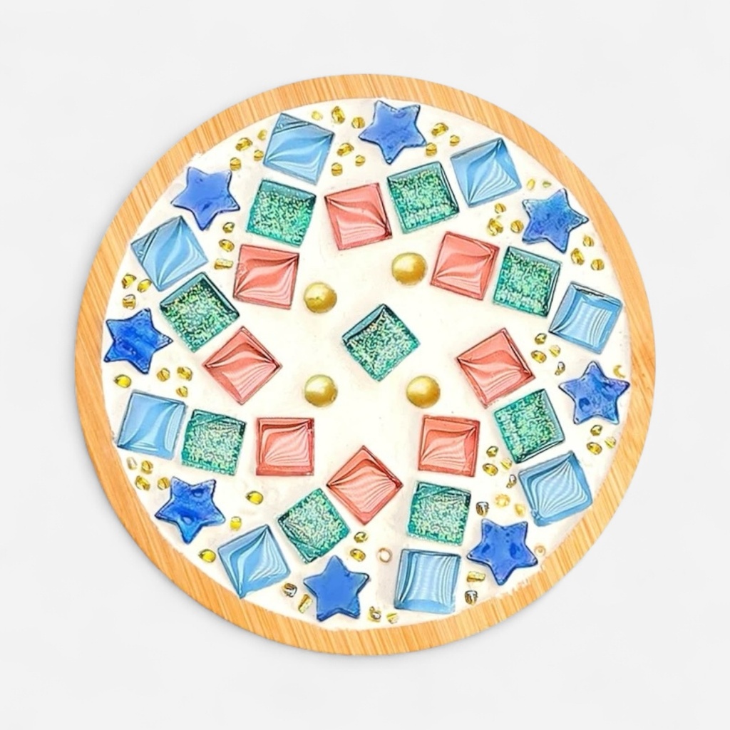 OVJ Bamboo Coaster Mosaic Kit B