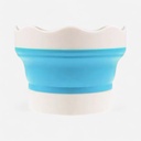 OVJ Silicone Folding Cup 8cm x 10cm Blue