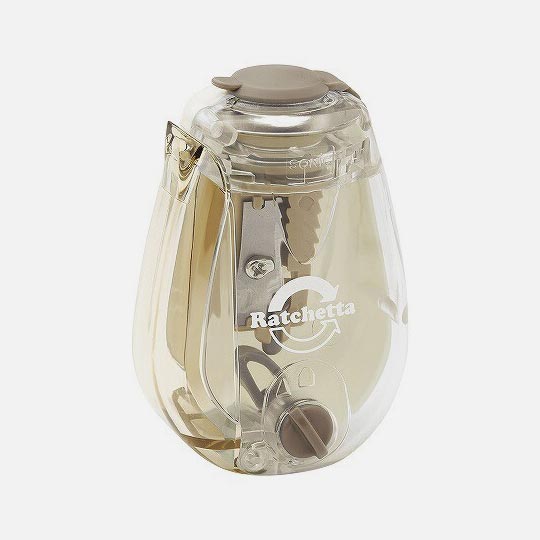 SONIC Rachetta Handy Pencil Sharpener with Tip Adjustment Ivory