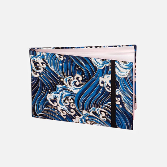 OVJ Yangtze 100% Cotton Watercolor Paper Book 300gsm Cold Press Landscape 9.5cm x 13.5cm x 24 Waves