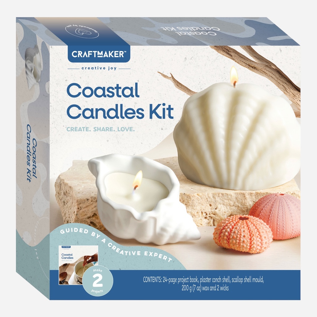 HINKLER Craft Maker Coastal Candles Kit