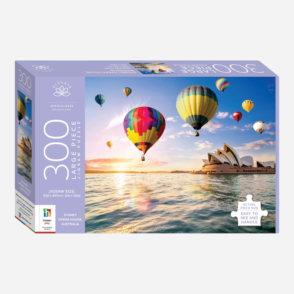 HINKLER Elevate Jigsaw Puzzle 300 Pieces - Sydney Opera House, Australia