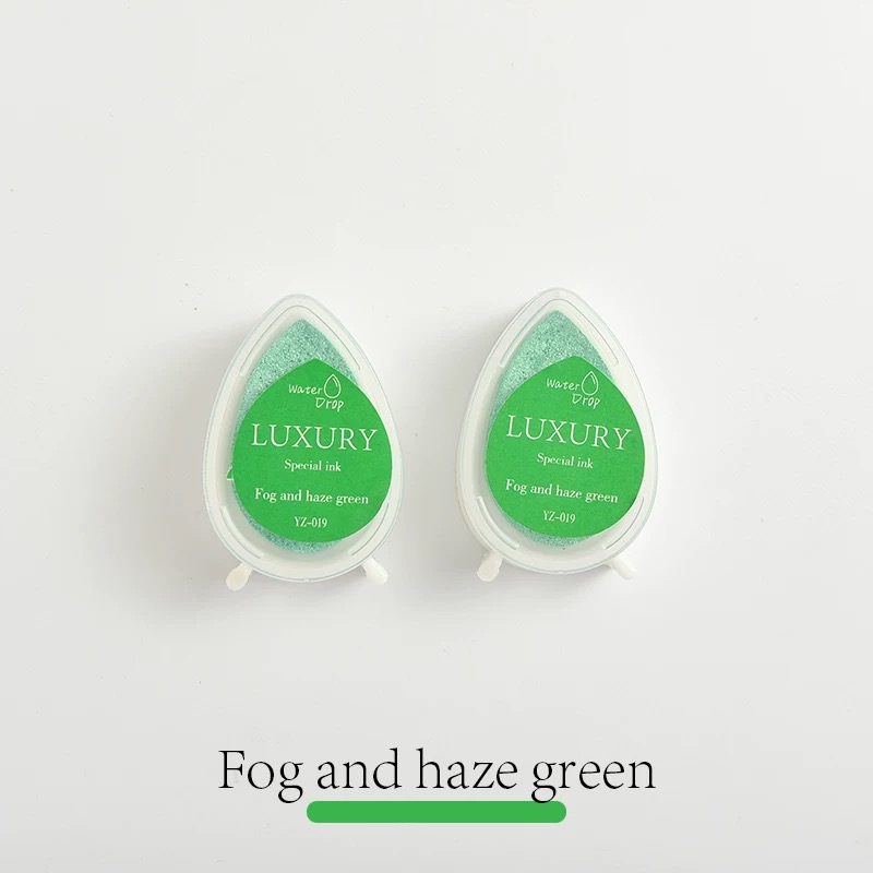 OVJ Teardrop Stamp Ink Pad Fog & Haze Green