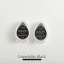 OVJ Teardrop Stamp Ink Pad Interstellar Black