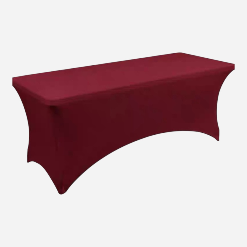 OVJ Elastic Table Cloth 75cm x 75cm x 1.8m Date Red