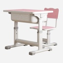 OVJ Makerspace Learning Table & Chair 65cm x 45cm x 76cm Pink