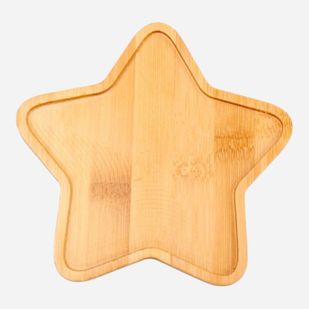 OVJ Bamboo Coaster Star 15cm