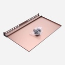 OVJ Aluminium Field Easel Tray 22cm x 39cm Rose Gold