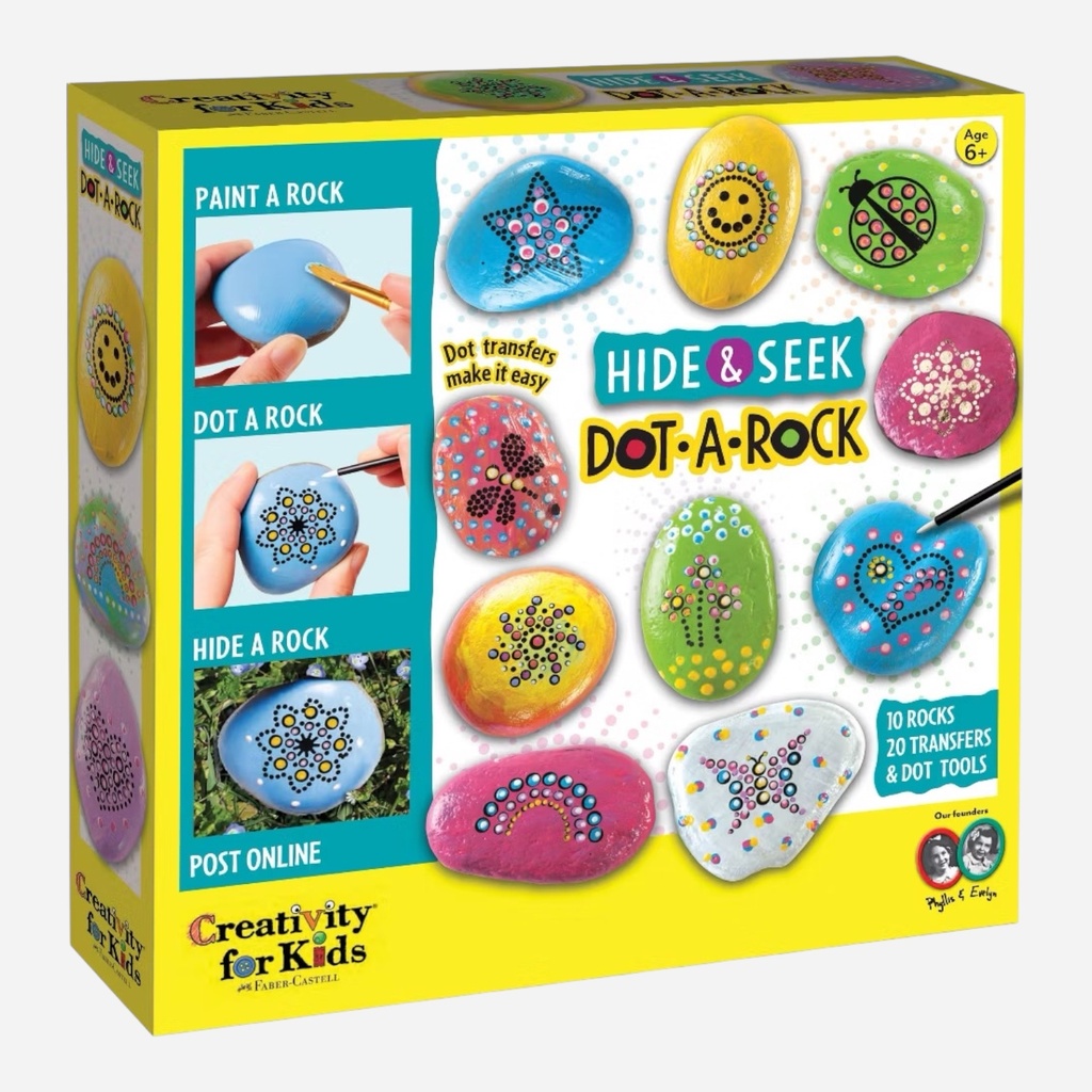 FABER-CASTELL Creativity For Kids Hide & Seek Dot A Rock