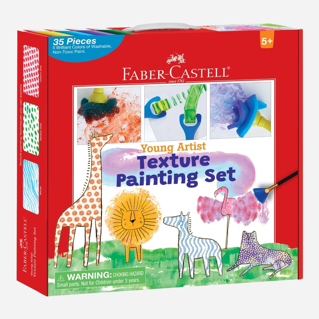 FABER-CASTELL Young Artist Texture Painting Set