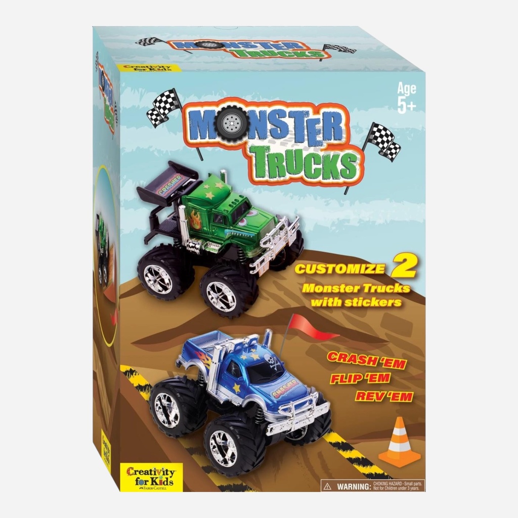 FABER-CASTELL Creativity For Kids Monster Trucks