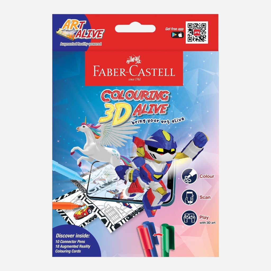 FABER-CASTELL Colouring 3D Alive