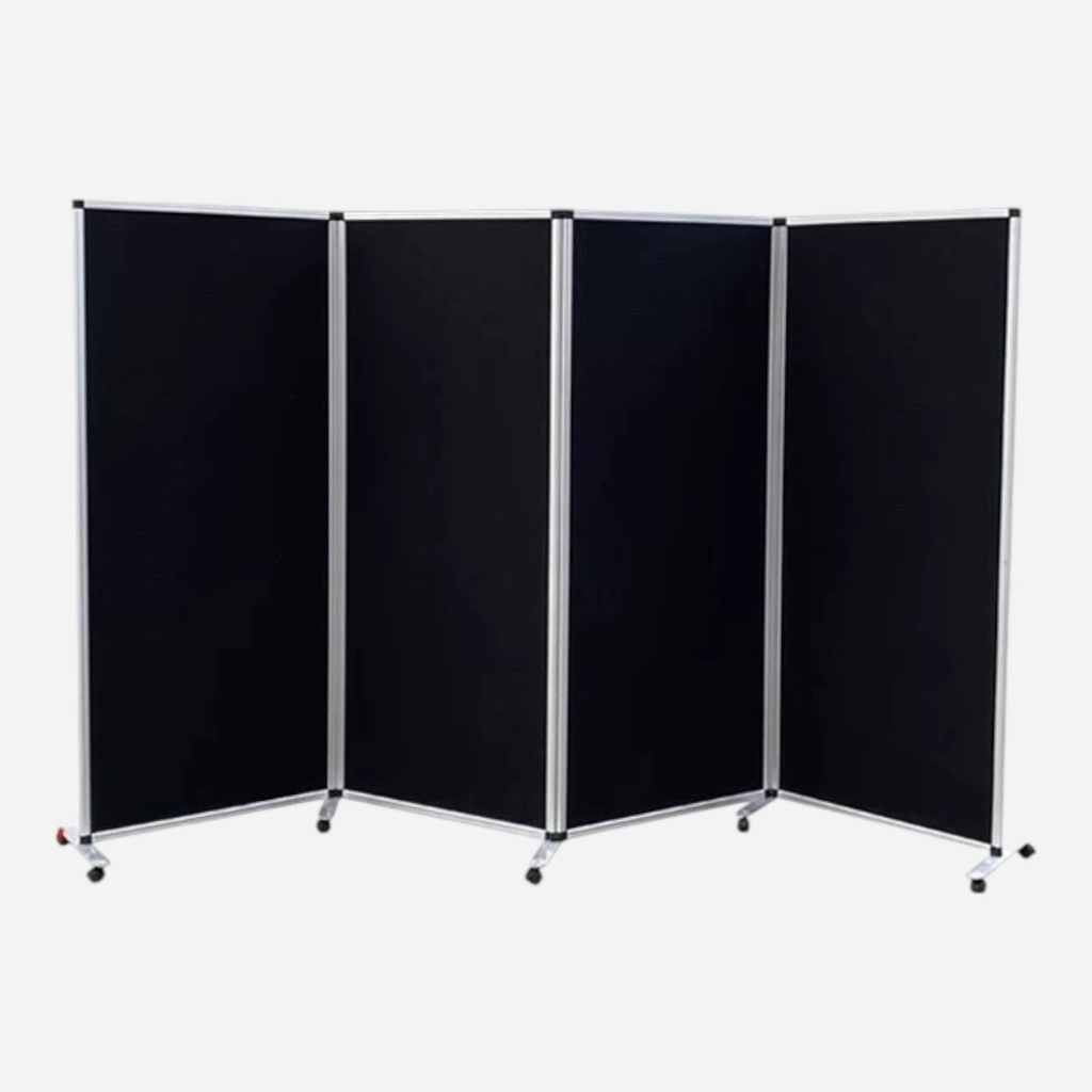 OVJ Mobile Floor Standing Folding Panel 4-Piece 80cm x 180cm (Installation Not Included; Pre-Order)