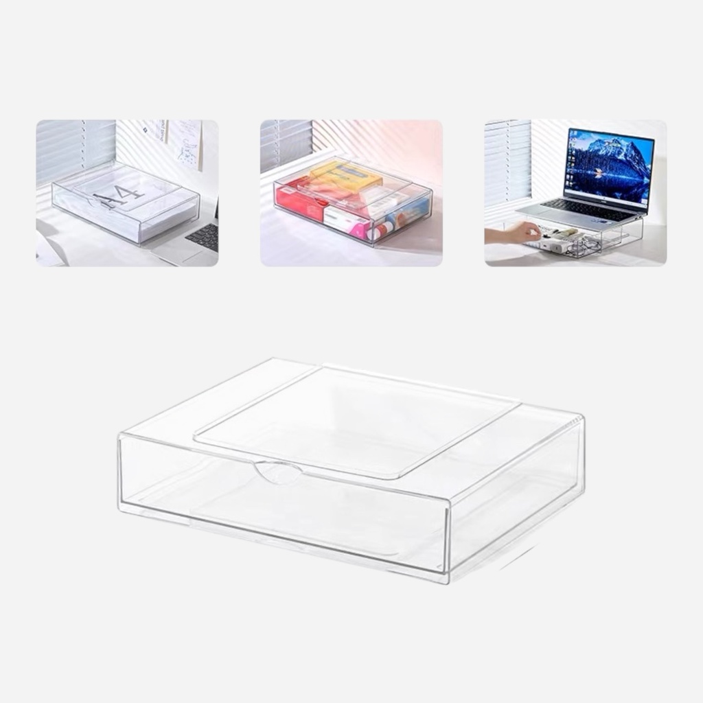 OVJ 4123 Modular Acrylic Storage Drawer A4 28.5cm x 22cm x 31cm