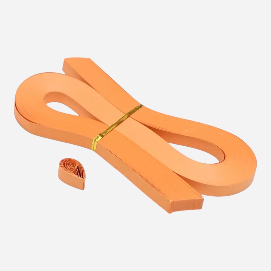 OVJ Quilling Paper 120gsm 20mm x 54cm x 120 Tangerine