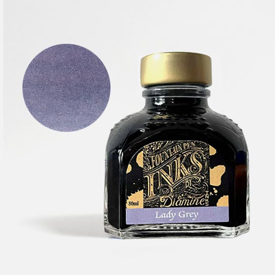 DIAMINE Fountain Pen Ink 80ml Lady Grey