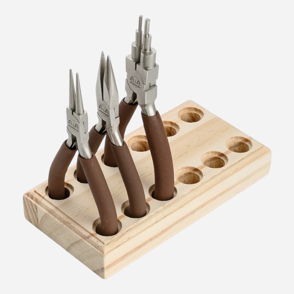 OVJ Wooden Plier Organiser 12-Hole