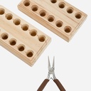 OVJ Wooden Plier Organiser 16-Hole
