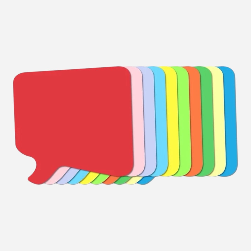 OVJ Creative Color Card Speech Box 220gsm 11cm x 11cm x 50