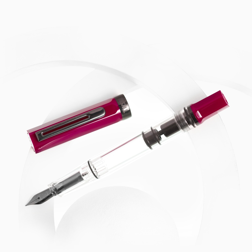 TWSBI Eco Plum with Onyx Fountain Pen Fine