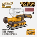 INGCO Cordless Finishing Sander (Battery & Charger Not Included)