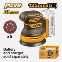 INGCO Cordless Random Orbit Sander