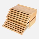 MEEDEN Beechwood Storage Box 10-Drawer