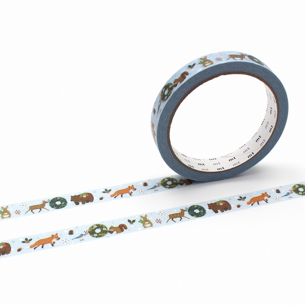 MT Large Core Washi Tape 15mm x 25m Christmas Making Wreaths For Animals