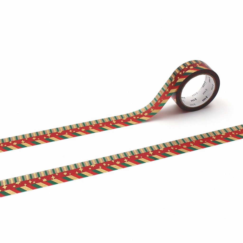 MT Washi Tape 15mm x 5m Christmas Happy Color Pattern