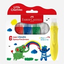 FABER-CASTELL Jumbo Washable Squeeze Paint Brush Set x 6