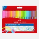FABER-CASTELL Connector Pen Pastel & Neon Set x 20