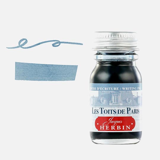 JACQUES HERBIN Fountain Pen Ink 10ml Gris Galet (Pebble Grey)