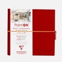 CLAIREFONTAINE Paint On White Mixed Media Sketchbook 250gsm 19cm x 19cm x 32