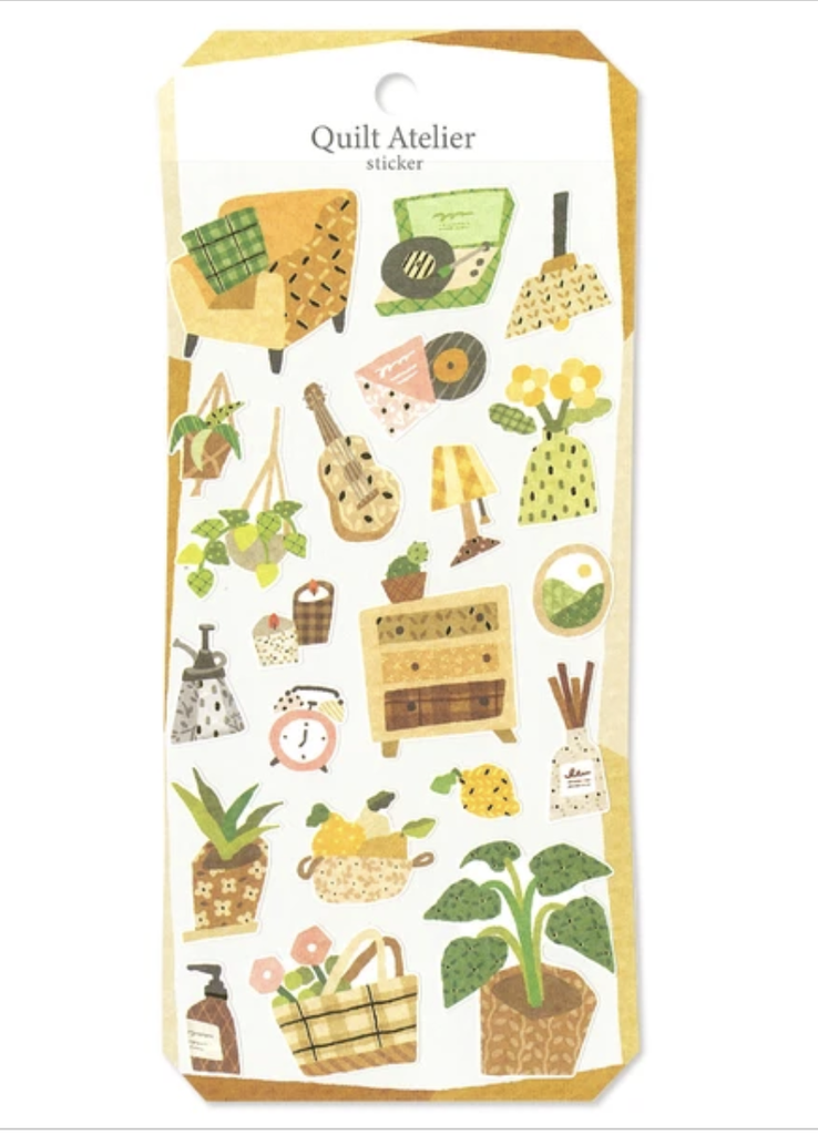 MIND WAVE Quilted Atelier Sticker Favorite Room